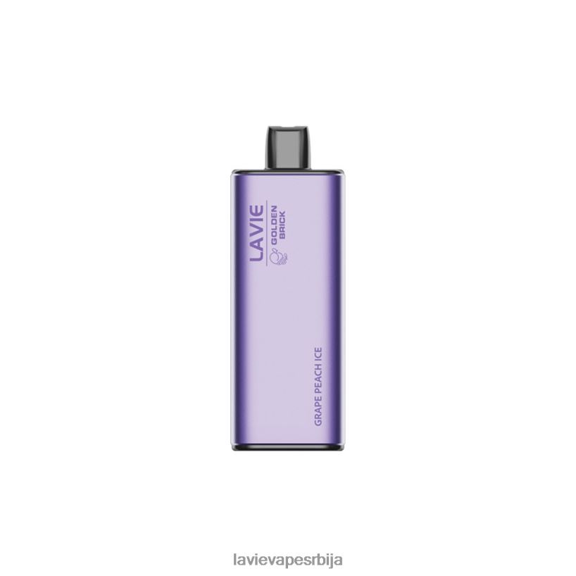 грожђане брескве леда LAVIE GOLDEN BRICK 10000 пуффс 0Z4H0260 | Lavie Vape Price